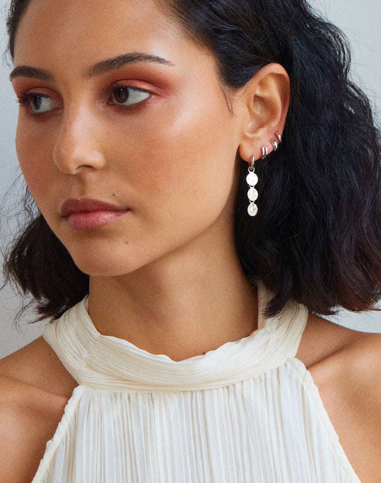 Bianca Stacking Earring Charm in Silver